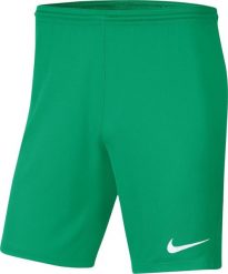 Nike Spodenki męskie Nike Dry Park III NB K zielone BV6855 324 M. Zielone krótkie spodenki sportowe męskie Nike, m, bez wzorów. Za 63.71 zł.