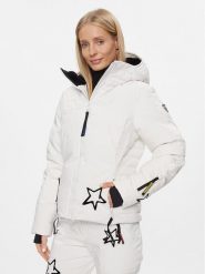 Rossignol Kurtka narciarska Stellar RLMWJ33 Biały Regular Fit. Białe kurtki sportowe damskie Rossignol, na zimę, s, bez wzorów, z syntetyku, bez kaptura, narciarskie. Za 3,359.00 zł.