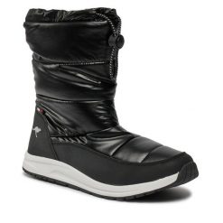 Śniegowce KangaRoos. Czarne kozaki damskie KangaRoos. Za 289.99 zł.