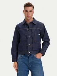 Calvin Klein Jeans Kurtka jeansowa LV04RH778G Granatowy Regular Fit. Niebieskie kurtki męskie Calvin Klein Jeans, m, bez wzorów, z bawełny, bez kaptura. Za 699.99 zł.