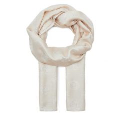 Szal Guess. Brązowe szaliki i chusty damskie Guess, z aplikacjami. Za 389.99 zł.