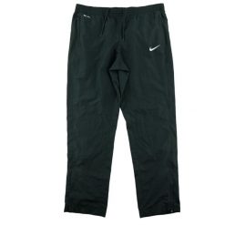 Nike spodnie dresowe męskie Dri-Fit. Czarne spodnie sportowe męskie Nike, l, bez wzorów, z dresówki, do biegania, dri-fit (nike). Za 127.76 zł.