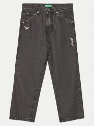 United Colors Of Benetton Jeansy 4DW2CE03G Czarny Straight Fit. Czarne jeansy dla chłopców United Colors Of Benetton, z bawełny. Za 159.99 zł.