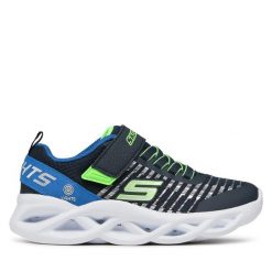 Sneakersy Skechers. Szare trampki i tenisówki chłopięce Skechers, bez wzorów, bez zapięcia. Za 269.99 zł.