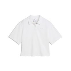 Damska koszulka polo PUMA Class o luźnym kroju PUMA. Czarne koszulki sportowe damskie Puma, l, bez wzorów, z bawełny, bez kołnierzyka, bez ramiączek. Za 159.00 zł.