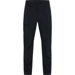 Spodnie trekkingowe męskie ROC Lite Standard Pant. Czarne spodnie sportowe męskie Haglöfs, m, bez wzorów, trekkingowe. Za 490.00 zł.