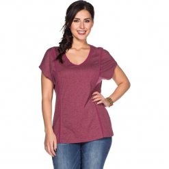Koszulka w kolorze czerwonym. Czerwone t-shirty damskie Sheego. W wyprzedaży za 34.95 zł.