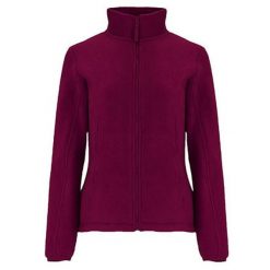 Damska Bluza Polarowa Artic Fleece Jacket. Czerwone bluzy sportowe damskie ROLY, s, bez wzorów, z polaru, bez kaptura, trekkingowe. Za 89.99 zł.