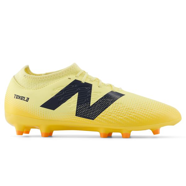 Korki męskie New Balance TEKELA MAGIQUE FG V4+ ST3FJ45 - żółte. Żółte buty sportowe męskie New Balance, z syntetyku, bez zapięcia, do piłki nożnej. Za 269.99 zł.