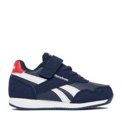 Sneakersy Reebok. Niebieskie trampki i tenisówki chłopięce Reebok, bez wzorów, bez zapięcia. Za 129.99 zł.