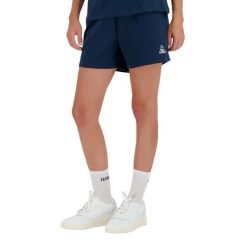 Szorty damskie Le Coq Sportif Essentiel N°1. Niebieskie szorty sportowe damskie le coq sportif, xs, bez wzorów, z materiału, klasyczne, do biegania. Za 219.00 zł.