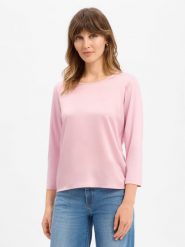 JOOP! Koszulka z długim rękawem Kobiety Dżersej różowy, 38. Czerwone t-shirty damskie JOOP!, bez wzorów, z dżerseju, eleganckie, bez kołnierzyka. Za 449.95 zł.