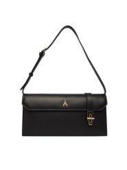 Patrizia Pepe Torebka 8B0327/L061 Czarny. Czarne torebki do ręki damskie Patrizia Pepe, bez wzorów, ze skóry, bez dodatków. Za 1,219.00 zł.