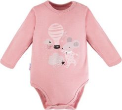 Ewa Klucze Body z długim rękawem niemowlęce róż Mellow Ewa Klucze 98. Czerwone body niemowlęce Ewa Klucze, bez wzorów, bez ramiączek. Za 25.00 zł.