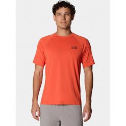 T-shirt Męski Mountain Hardwear Crater Lake. Czerwone koszulki sportowe męskie Mountain Hardwear, na lato, m, bez wzorów, sportowe, bez kołnierzyka. Za 219.00 zł.