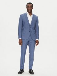 HUGO Garnitur Henry/Getlin232X 50530116 Niebieski Slim Fit. Niebieskie garnitury męskie Hugo, bez wzorów, z syntetyku. Za 1,149.00 zł.