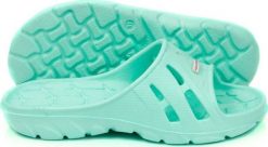 Aqua-Speed Klapki Aqua-Speed Alabama miętowy kol.02. Zielone klapki damskie Aqua-Speed, bez wzorów, sportowe, bez obcasa. Za 31.90 zł.