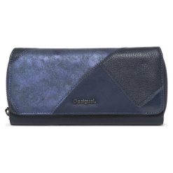 Desigual Portfel Damski Priya Maria Ciemnoniebieski. Portfele damskie marki Desigual. W wyprzedaży za 214.00 zł.