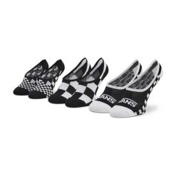 Stopki Vans. Czarne skarpety damskie Vans, bez wzorów. Za 49.99 zł.