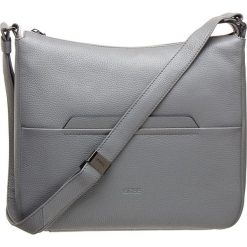 Skórzana torebka "Faro 3" w kolorze szarym - 37 x 30 x 12 cm. Szare torby na ramię damskie marki BREE. W wyprzedaży za 409.95 zł.