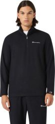 Champion Bluza polarowa męska Half Zip Top czarna 220446 KK001 2XL. Czarne bluzy męskie Champion, m, bez wzorów, z polaru, bez kaptura. Za 171.98 zł.