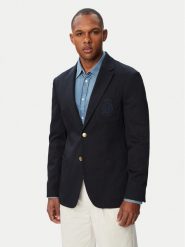 Tommy Hilfiger Marynarka MW0MW43515 Granatowy Regular Fit. Niebieskie marynarki męskie Tommy Hilfiger, bez wzorów, z bawełny. Za 1,999.00 zł.