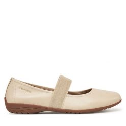 Baleriny Josef Seibel. Brązowe baleriny damskie Josef Seibel, bez wzorów, bez obcasa. Za 309.99 zł.
