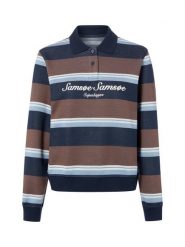 Samsøe Samsøe Bluza Kobiety Bawełna (100%) brązowy, L. Brązowe bluzy damskie Samsøe & Samsøe, l, bez wzorów, z bawełny, bez kaptura. Za 749.95 zł.