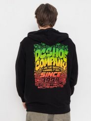 DC Hot Box Zip Hoodie ADYSF03146-KVJ0 Czarne M. Czarne bluzy męskie DC Shoes, m, bez wzorów, bez kaptura. Za 156.83 zł.
