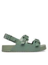 Melissa Sandały Melissa Cozy Sandal Ad 36895 Zielony. Zielone sandały damskie Melissa, bez wzorów, z tworzywa sztucznego, bez obcasa, na płaskiej podeszwie, bez zapięcia. Za 358.99 zł.