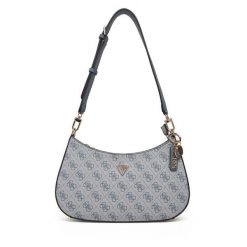 Torebka Guess. Niebieskie torebki do ręki damskie Guess, z aplikacjami, klasyczne, bez dodatków. Za 379.99 zł.