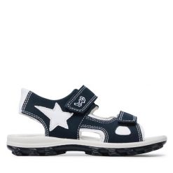 Sandały Primigi. Niebieskie sandały dziewczęce Primigi, bez zapięcia. Za 159.99 zł.