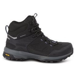 Buty damskie trekkingowe wysokie z membraną Regen Vibram. Czarne trekkingi damskie Regatta. W wyprzedaży za 499.99 zł.