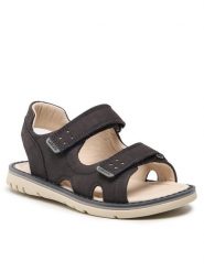 Lasocki Kids Sandały CI12-2705-17 Granatowy. Niebieskie sandały chłopięce Lasocki Kids, z nubiku, bez zapięcia. Za 82.99 zł.