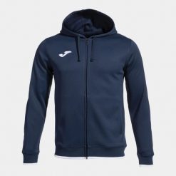 Bluza dresowa z kapturem Joma Olimpiada. Niebieskie bluzy męskie Joma, m, bez wzorów, z dresówki, z kapturem, na fitness i siłownię. Za 257.00 zł.
