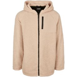 Parka Urban Classic hooded zip. Brązowe kurtki męskie Urban Classics, na zimę, m, bez wzorów, bez kaptura. Za 327.00 zł.