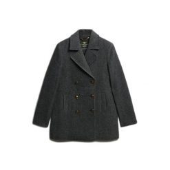 Płaszcz damski Superdry Caban. Czarne płaszcze damskie Superdry., m, bez wzorów, militarne, bez kaptura. Za 757.15 zł.