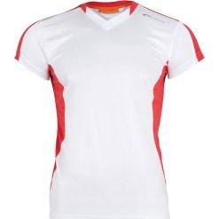 Spokey Koszulka piłkarska TS821-MS16-00X biało-czerwona r. S. T-shirty i topy dla dziewczynek Spokey. Za 19.99 zł.