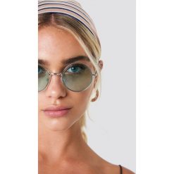 NA-KD Accessories Okrągłe okulary przeciwsłoneczne - Green,Silver. Szare okulary przeciwsłoneczne damskie NA-KD Accessories. Za 52.95 zł.