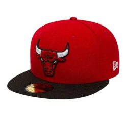 Męska Czapka Z Daszkiem Chicago Bulls. Czerwone czapki i kapelusze męskie NBA, bez wzorów. Za 205.99 zł.