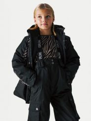 NAME IT Kurtka narciarska 13228951 Brązowy Regular Fit. Brązowe kurtki i płaszcze dla dziewczynek Name it, bez wzorów, z syntetyku, bez kaptura. Za 369.99 zł.