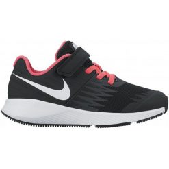 Nike Buty Do Biegania Star Runner Psv Pre-School Shoe Black White-Volt-Racer Pink 33,5. Białe buty sportowe dziewczęce Nike, bez wzorów, bez zapięcia, do biegania. Za 155.00 zł.