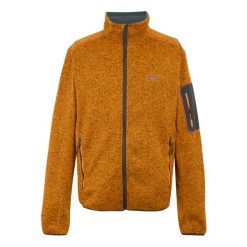 Bluza Polarowa Męska Melanżowy Pełen Suwak Newhill. Brązowe bluzy męskie Regatta, na zimę, m, bez wzorów, z polaru, bez kaptura. Za 90.99 zł.