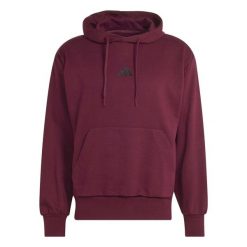 Bluza Adidas Sport M Feelcozy Hd Dorośli. Czerwone bluzy sportowe męskie Adidas, m, bez wzorów, z bawełny, z kapturem, do biegania. Za 296.99 zł.