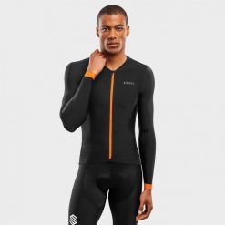 Ultralekka koszulka rowerowa męska SRX PRO Roselend. Brązowe bluzy męskie SIROKO, m, bez wzorów, z jersey, bez kaptura. Za 466.00 zł.