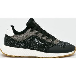 Pepe Jeans - Buty. Szare obuwie sportowe damskie Pepe Jeans, z jeansu. Za 359.90 zł.