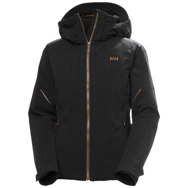 Damska kurtka narciarska Helly Hansen Atlas Infinity. Czarne kurtki snowboardowe damskie Helly Hansen, s, bez wzorów, z dzianiny, bez kaptura, narciarskie, primaloft. Za 2,924.00 zł.