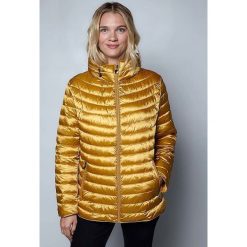 Kurtka przejściowa w kolorze żółtym. Żółte kurtki damskie Winter Selection, bez wzorów, bez kaptura. W wyprzedaży za 220.95 zł.