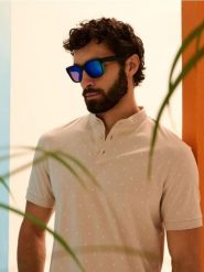 Okulary przeciwsłoneczne w prostokątnej oprawce - wielobarwny. Okulary przeciwsłoneczne męskie Sinsay, prostokątne. Za 15.99 zł.