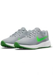 Buty do biegania damskie Nike Revolution 6. Szare obuwie sportowe damskie Nike, bez wzorów, z materiału, do biegania, nike revolution. Za 340.00 zł.